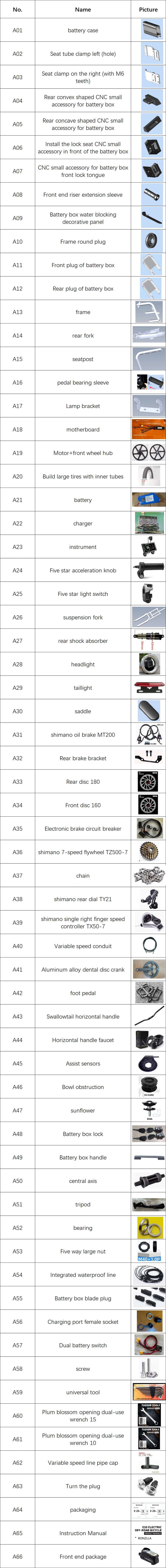 Rear Fork for E20 Plus E-Bike 13