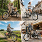 Electric Cargo Tricycle | 3-Wheel City Ebike for Adults & Delivery
