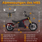 Mangosteen M8S Electric Scooter 72V 4000W 35Ah 80km/h EEC For Sale